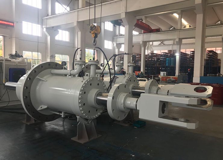 大藤峽電站水輪機接力器，單機容量20萬千瓦