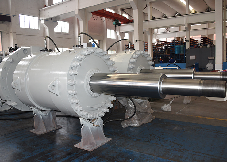 白鶴灘電站水輪機接力器，單機容量100萬千瓦